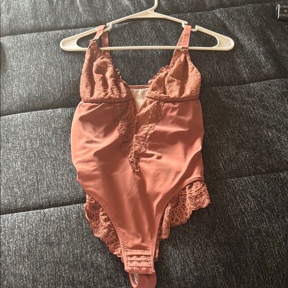 Lace Trimmed Bodysuit HeyShape
